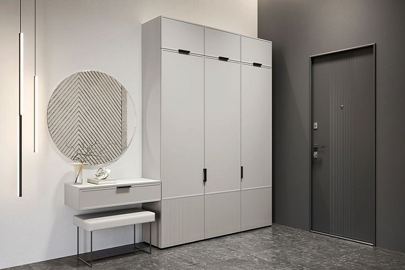 Фото Идеи и сочетания для дизайна комнат в сером цвете