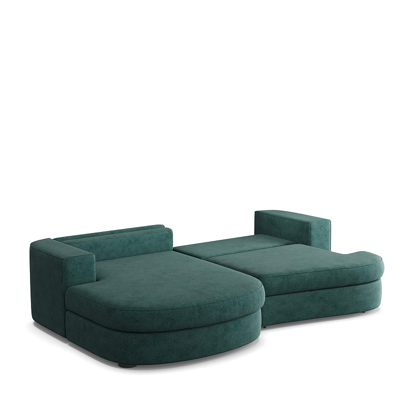 Угловой диван Baffin ММ113.110 с оттоманкой и механизмом Еврокнижка