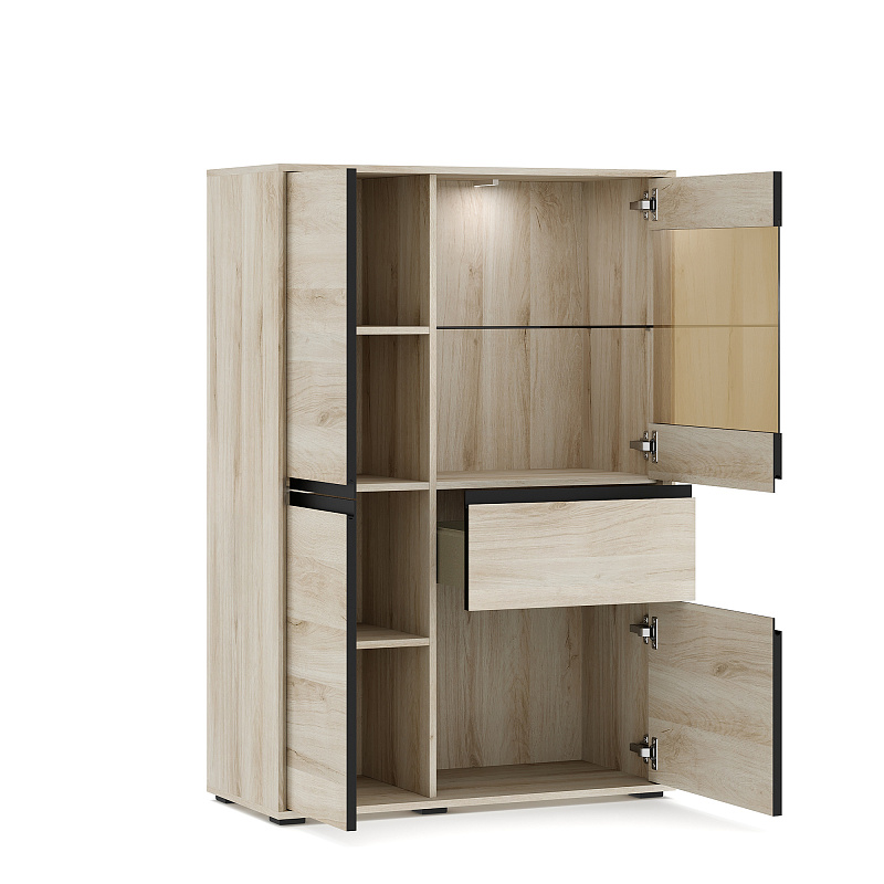 Шкаф-витрина Luna LN021.1