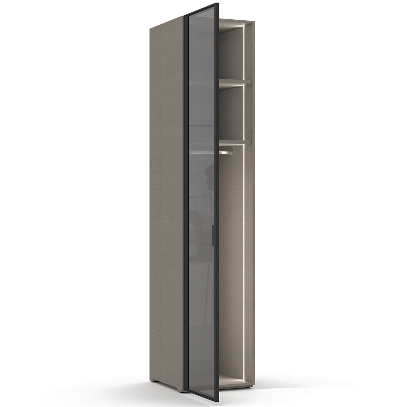 Однодверный шкаф со стеклянным фасадом Teramo TA311.1