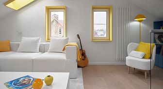 Солнечная гостиная с ламповым звуком