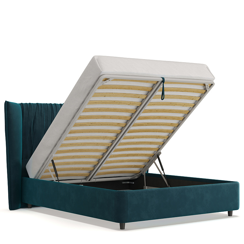 Двуспальная кровать с подъемным механизмом Plisse NK184.25