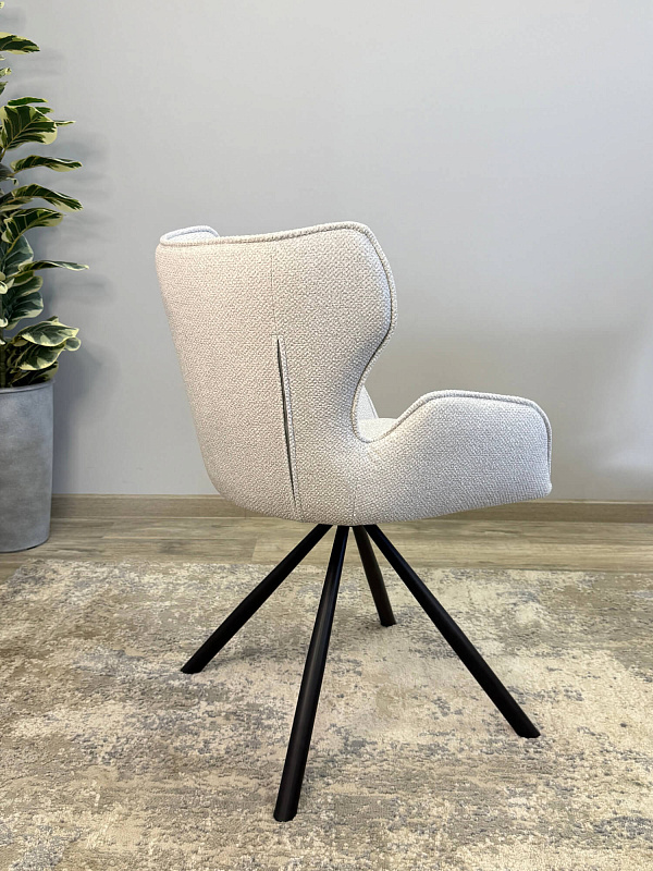 Стул Kenner 311SD Черный / Серебристый