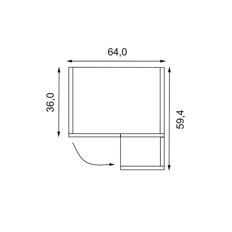 Переходной шкаф Este SE125.2
