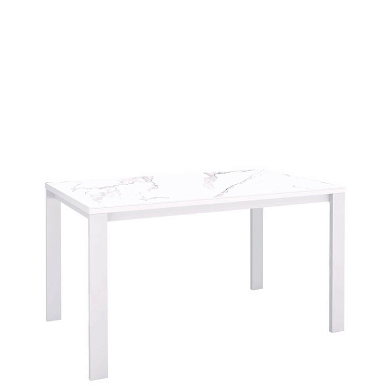Стол обеденный Kenner BL1300 Белый / Мрамор белый