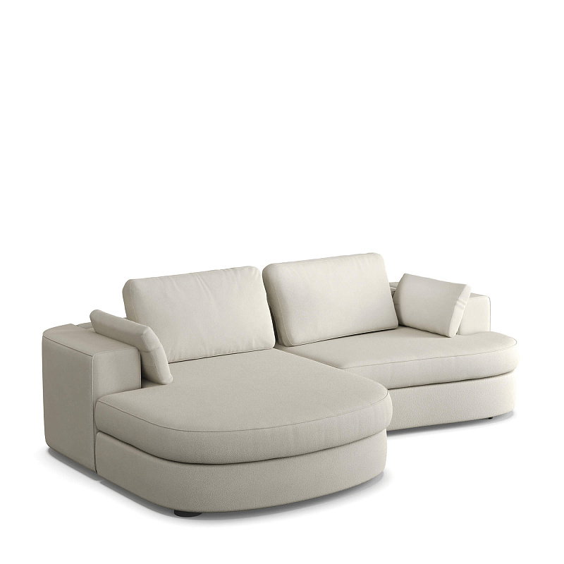 Угловой диван Baffin ММ113.105 с оттоманкой и механизмом Еврокнижка