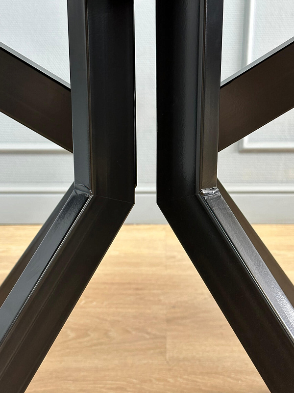 Стол обеденный Kenner DO1100 Черный / Мрамор черный