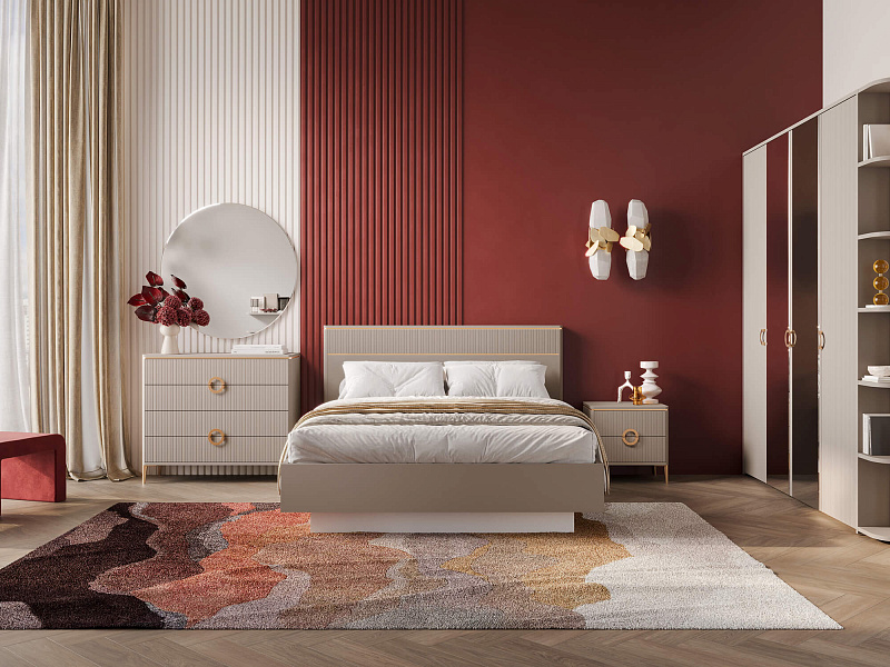 Двуспальная кровать с подъемным механизмом Тиара / Tiara RT202.2