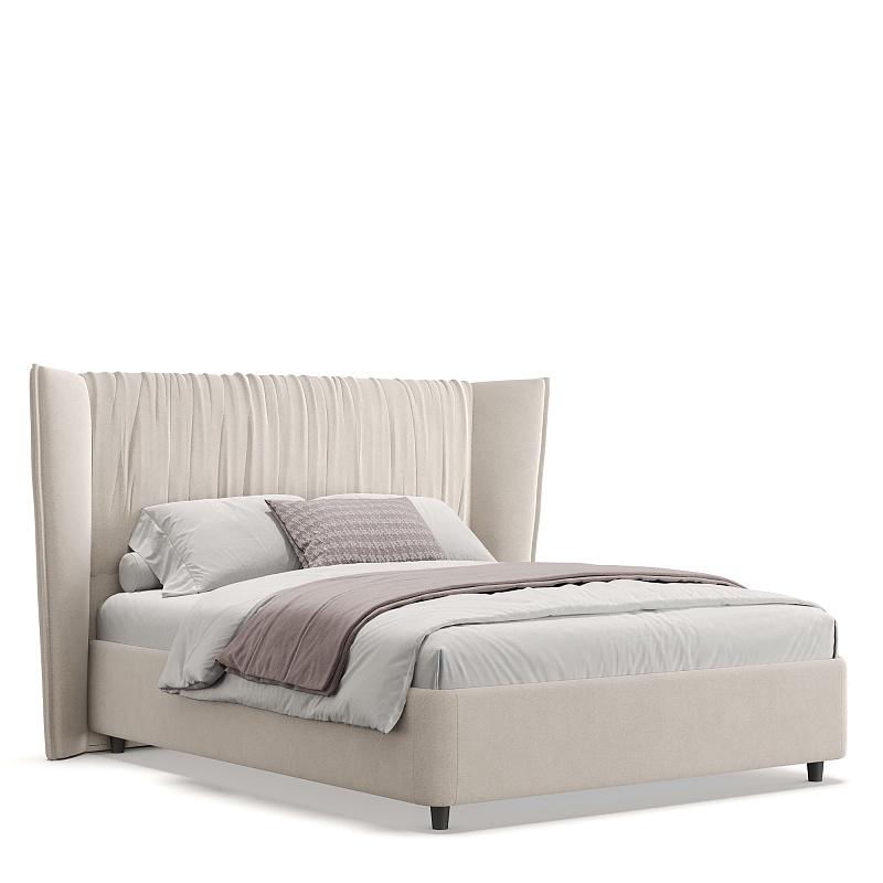 Двуспальная кровать с подъемным механизмом Plisse NK183.3