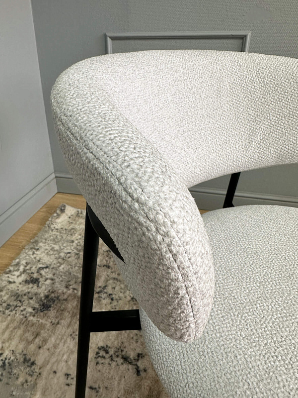 Стул Kenner 309SD Черный / Серебристый