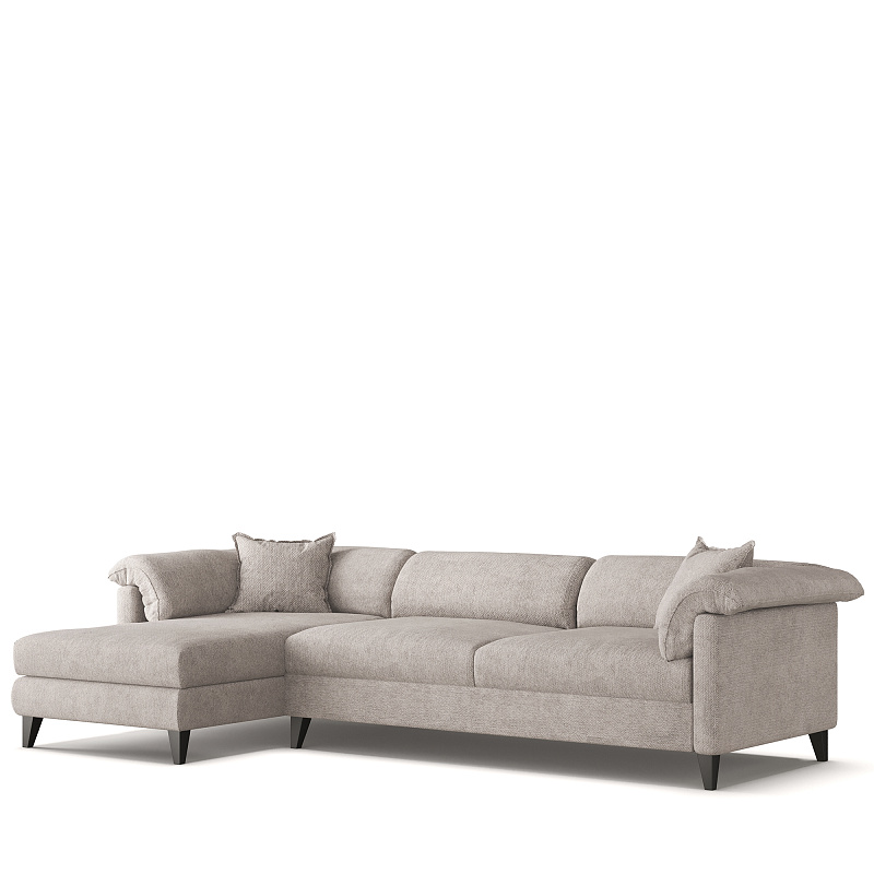 Угловой диван Tokka ММ101.17 с оттоманкой