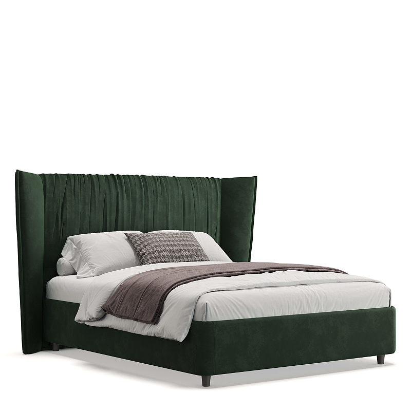 Двуспальная кровать с подъемным механизмом Plisse NK183.27