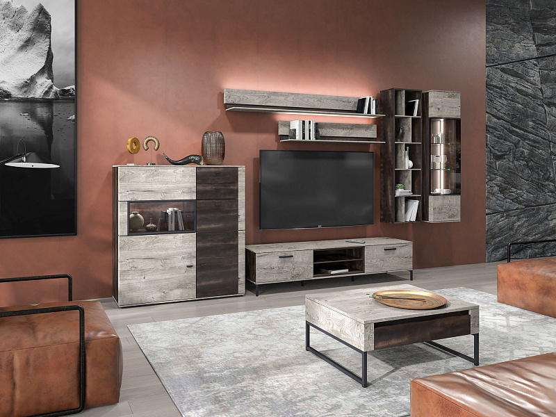 Шкаф-витрина Boston BS009.2