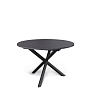 Стол обеденный Kenner DR1100 Черный / Сланец черный