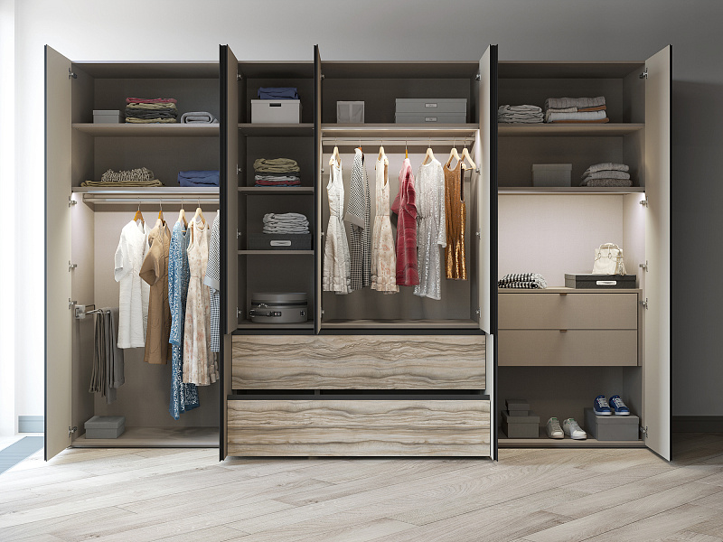 Двухдверный шкаф с зеркалом Arta AR1122.0