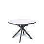 Стол обеденный Kenner DO1100 Черный / Мрамор белый