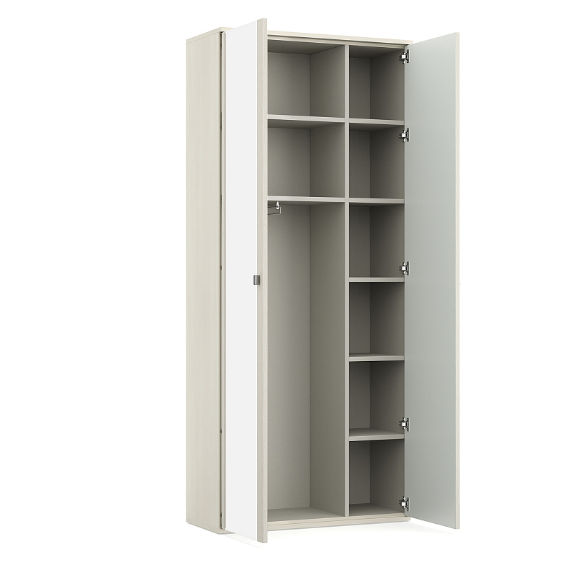 Двухдверный шкаф с зеркалом Elegante LE6381.2