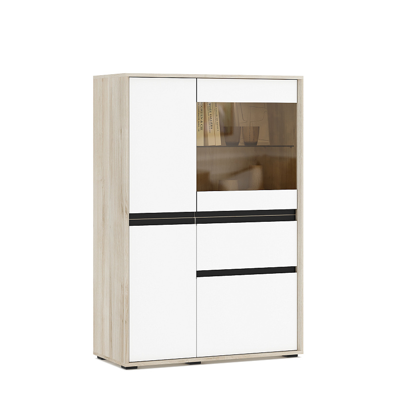 Шкаф-витрина Luna LN1021.2