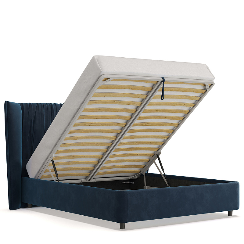 Двуспальная кровать с подъемным механизмом Plisse NK184.9