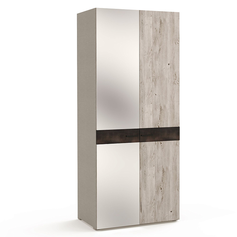 Двухдверный шкаф с зеркалом Boston BT124.0