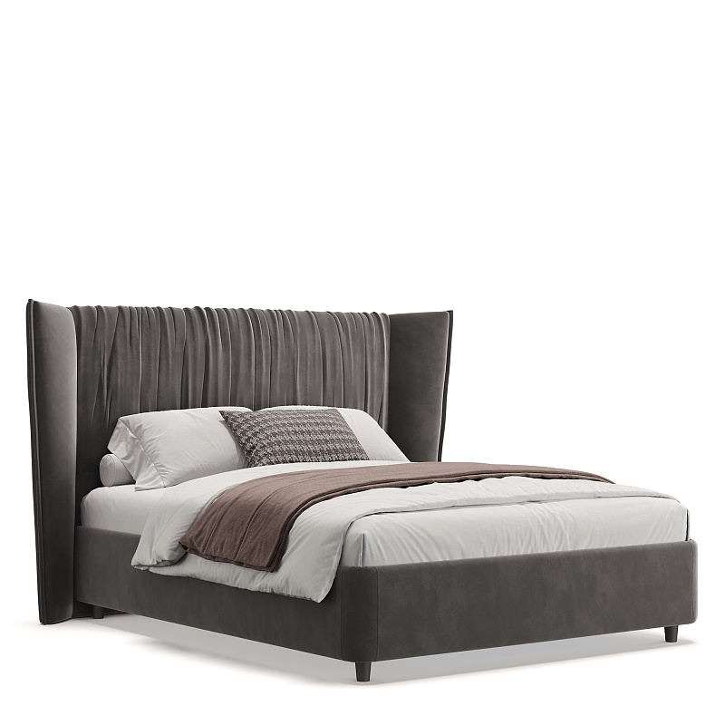 Двуспальная кровать с подъемным механизмом Plisse NK183.14