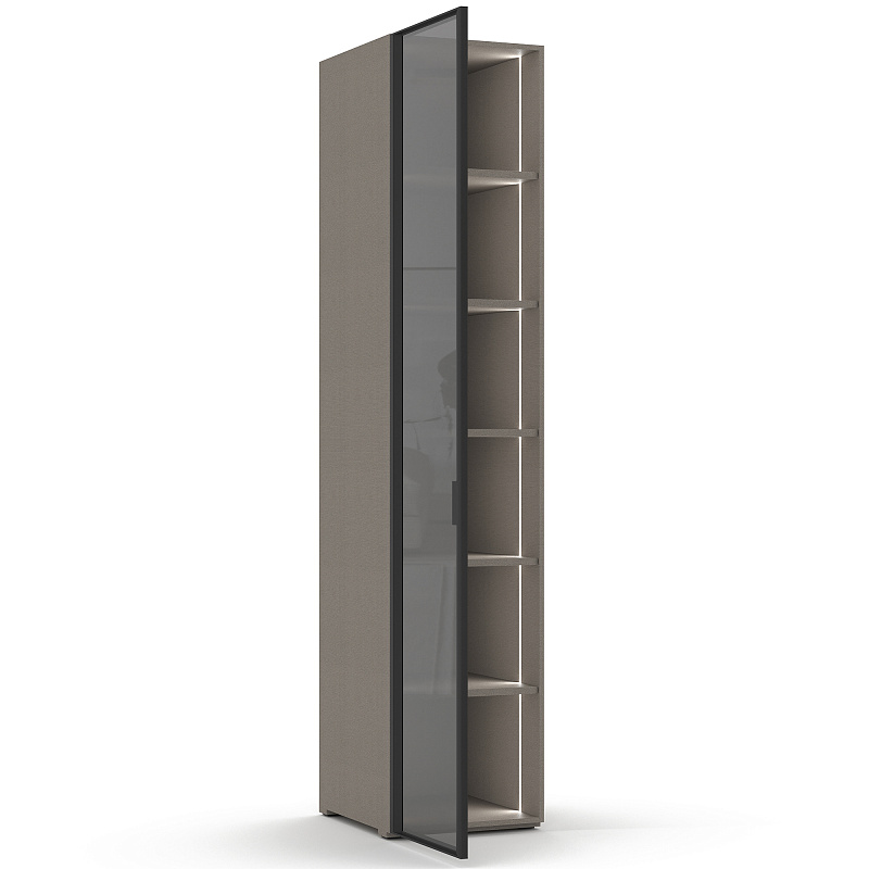 Однодверный шкаф со стеклянным фасадом Teramo TA301.1