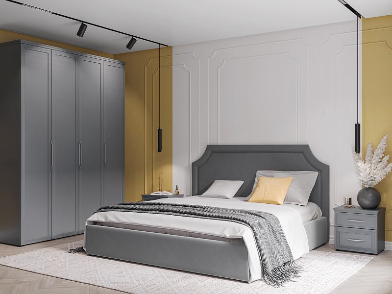 Двуспальная кровать с подъемным механизмом Fonte NK163.55