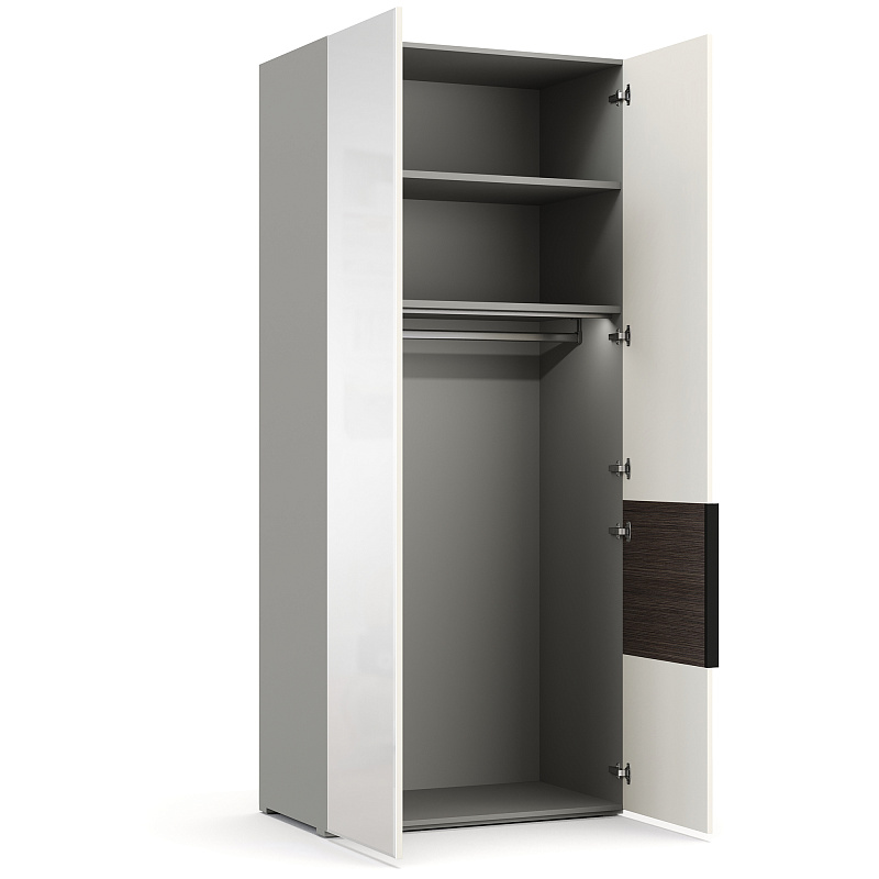 Шкаф двухдверный с зеркалом Monako MN126.3