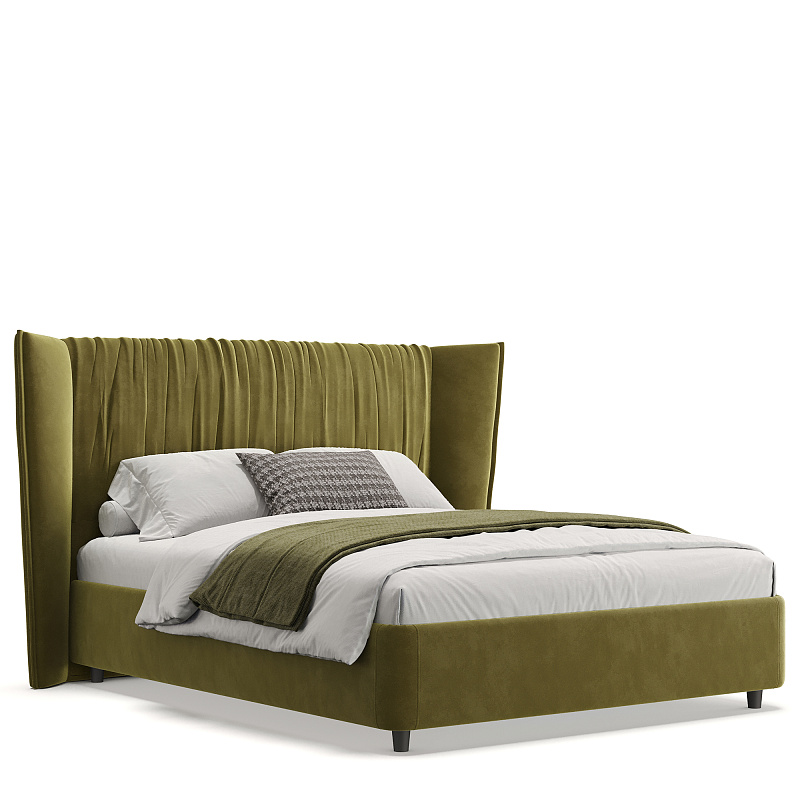 Двуспальная кровать с подъемным механизмом Plisse NK184.7