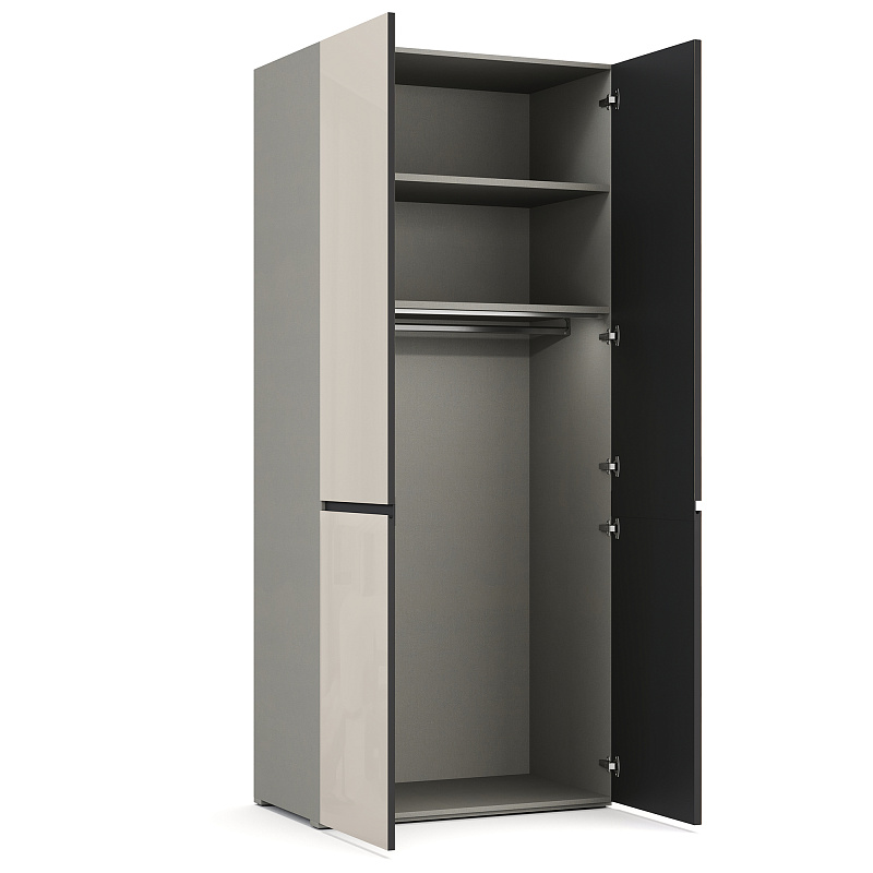 Двухдверный шкаф с зеркалом Bruno BC1123.2