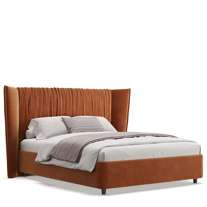 Двуспальная кровать с подъемным механизмом Plisse NK184.22