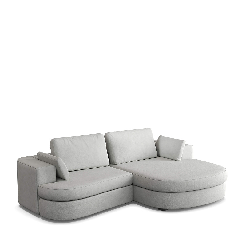 Угловой диван Baffin ММ113.84 с оттоманкой и механизмом Еврокнижка