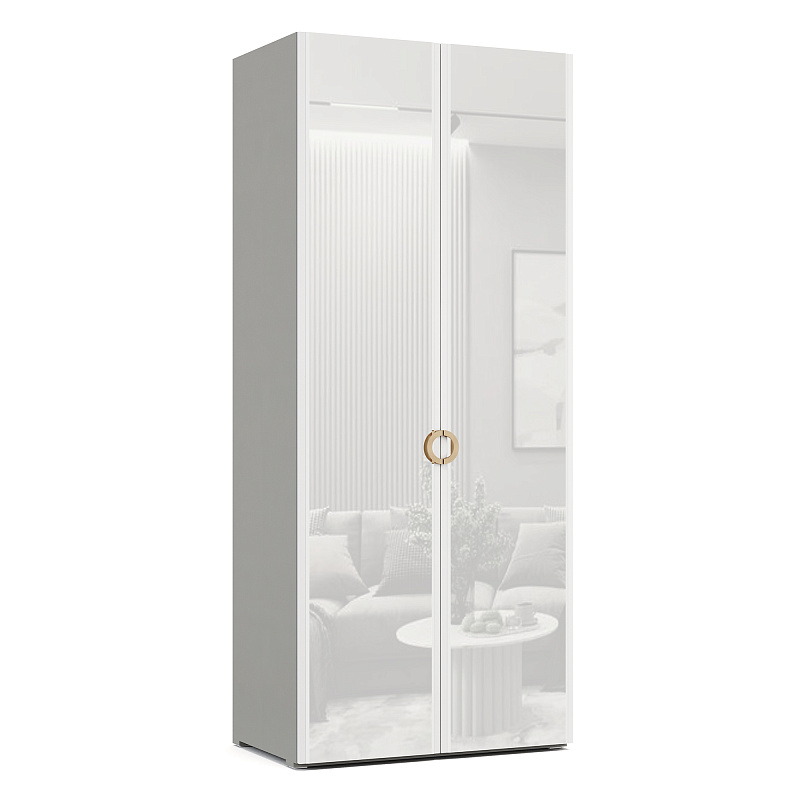 Шкаф двухдверный с зеркалом Tiara RT125.1