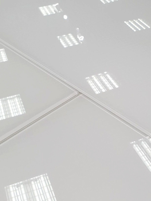 Стол обеденный KENNER K1250 Белый / Стекло белый глянец