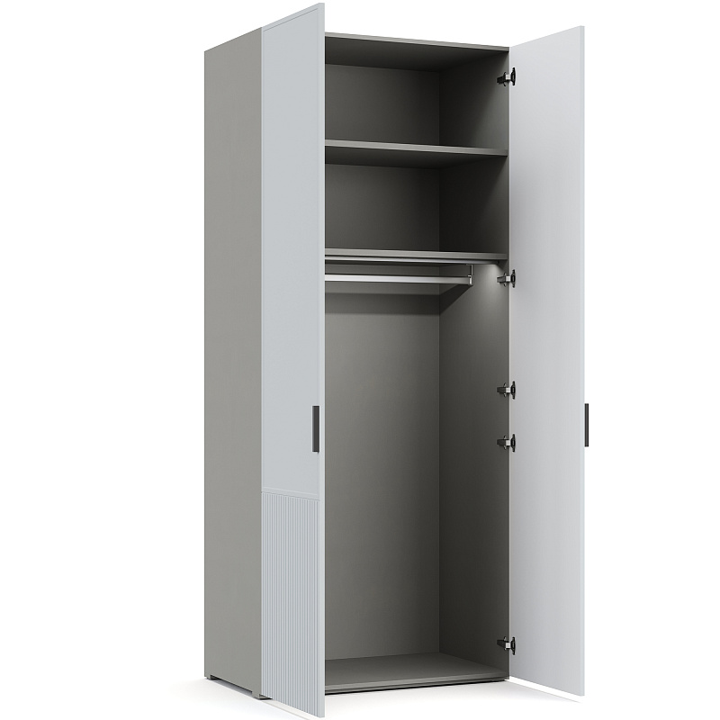 Двухдверный шкаф с зеркалом Napoli NP127.1