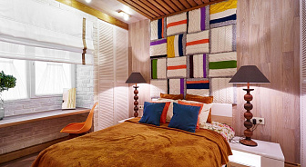 Скандинавская спальня