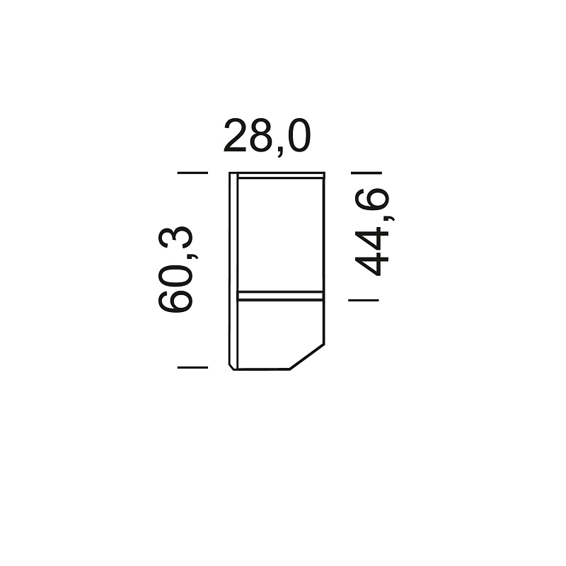 Завершающий шкаф Altera AL2272.3