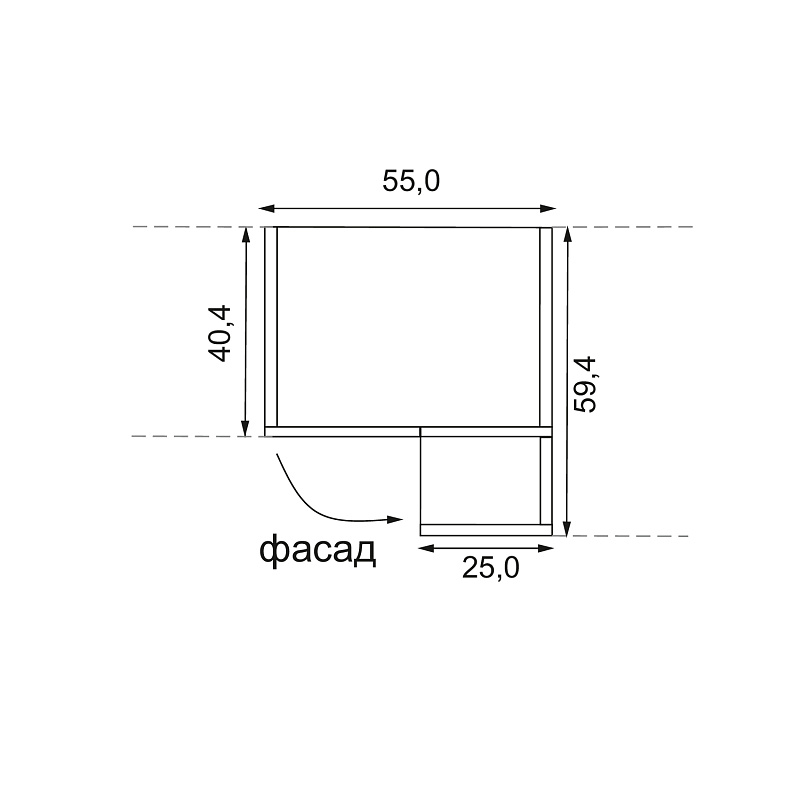 Переходной шкаф Teramo TA151.1