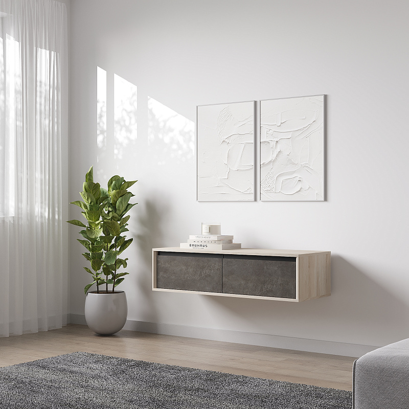 Навесной шкаф с ящиками Luna LN011.3