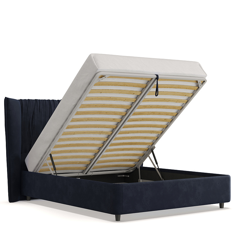 Двуспальная кровать с подъемным механизмом Plisse NK184.26