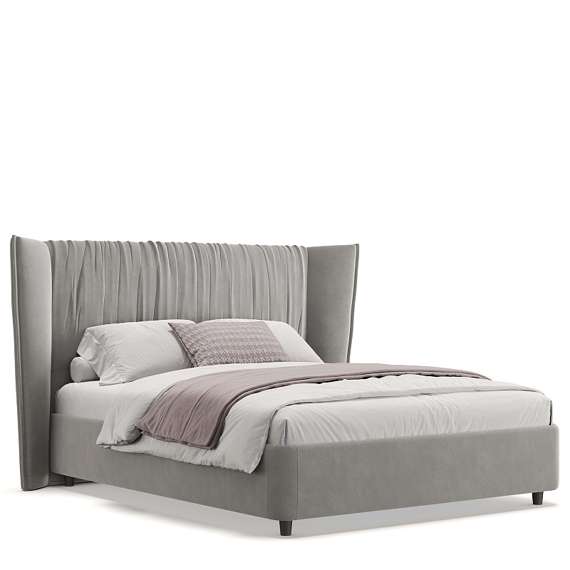 Двуспальная кровать с подъемным механизмом Plisse NK184.12