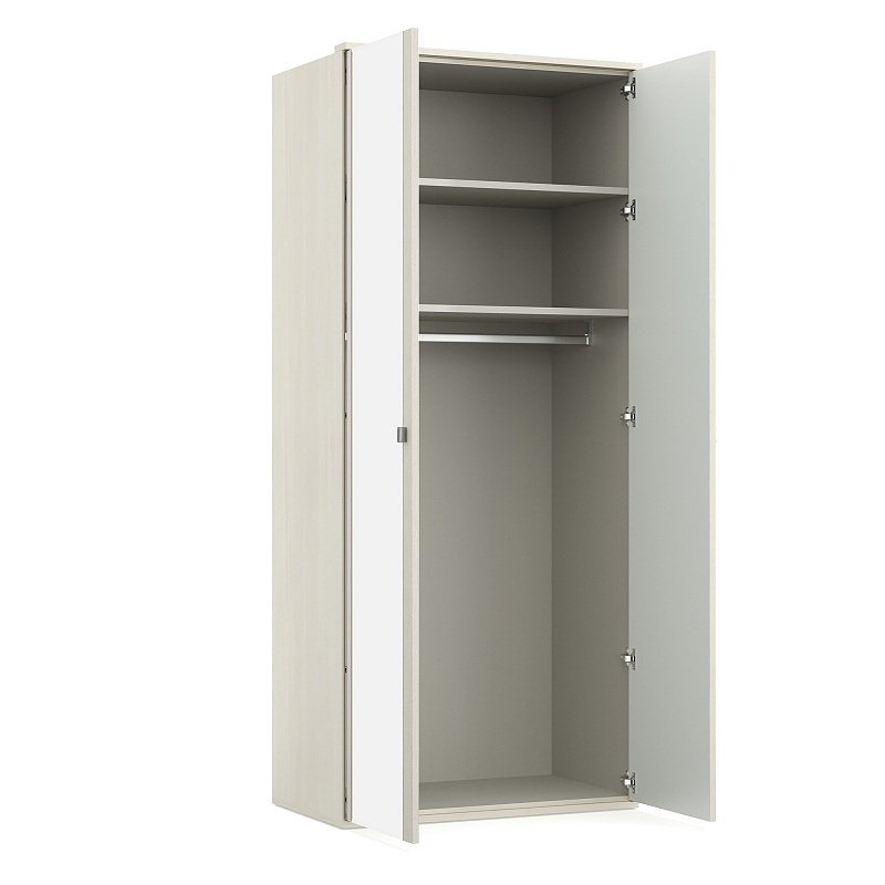 Двухдверный шкаф с зеркалом Elegante LE6456.2