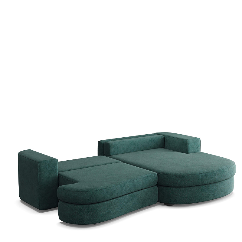 Угловой диван Baffin ММ113.90 с оттоманкой и механизмом Еврокнижка