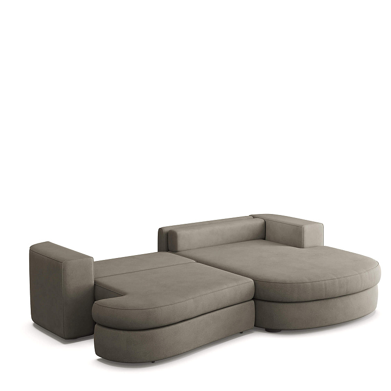 Угловой диван Baffin ММ113.99 с оттоманкой и механизмом Еврокнижка