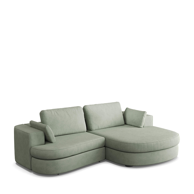 Угловой диван Baffin ММ113.88 с оттоманкой и механизмом Еврокнижка