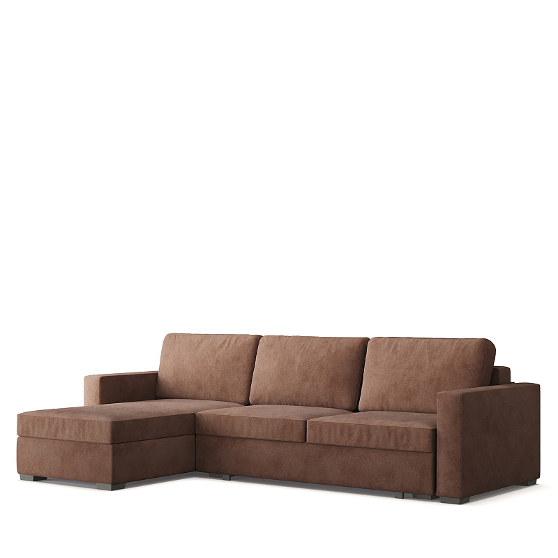 Угловой диван Antau ММ111.7 с оттоманкой и механизмом Тик-Так