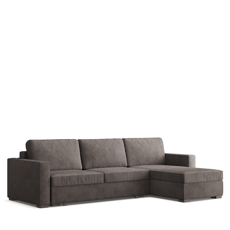 Угловой диван Antau ММ111.6 с оттоманкой и механизмом Тик-Так