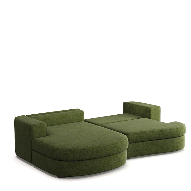 Угловой диван Baffin ММ113.114 с оттоманкой и механизмом Еврокнижка