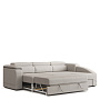 Угловой диван Nile ММ112.12 с оттоманкой и механизмом МТД-12