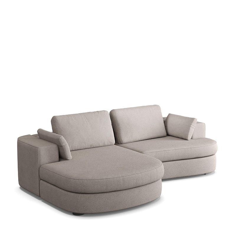 Угловой диван Baffin ММ113.117 с оттоманкой и механизмом Еврокнижка